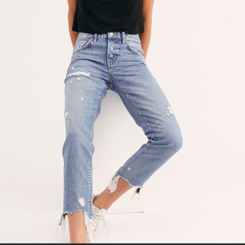Free People Good Time Relaxed Skinny Jeans
